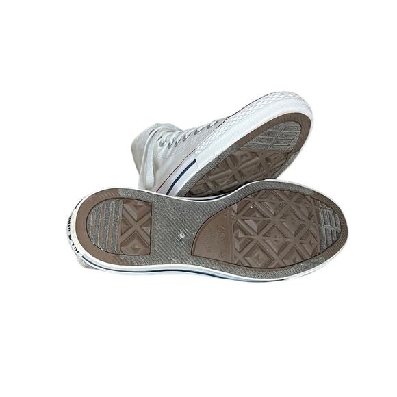 Converse Chuck Taylor All Star High Classic White Shoes Size 6.5 CTAS - Picture 5 of 6